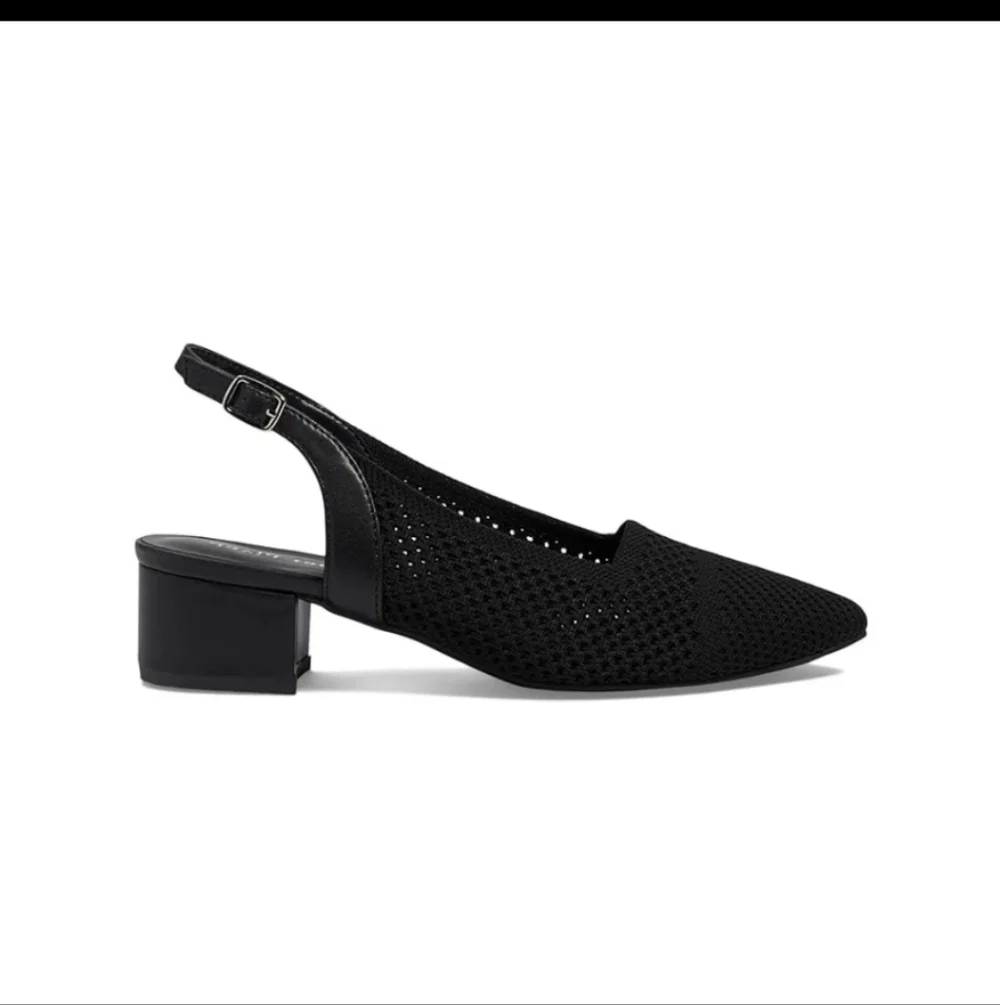 David Tate Women's Glenna Stretched Fabric Slingback Pump Sandals - Black